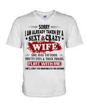 MY HUSBAND - LIMITED EDITON V-Neck T-Shirt thumbnail