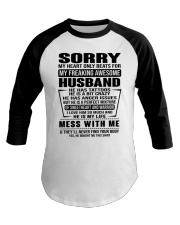 SORRRY-HUSBAND-TATTOOS Baseball Tee thumbnail
