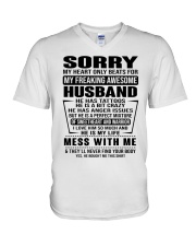 SORRRY-HUSBAND-TATTOOS V-Neck T-Shirt thumbnail