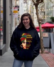QUEEN-APRIL Hooded Sweatshirt lifestyle-unisex-hoodie-front-2