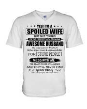 SPOILED WIFE 3 - MTV V-Neck T-Shirt thumbnail