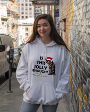 CATS IS THIS JOLLY ENOUGH Hooded Sweatshirt lifestyle-unisex-hoodie-front-1