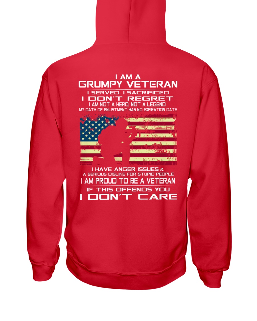 Limited Edition Prints - Veteran - United States Hooded Sweatshirt