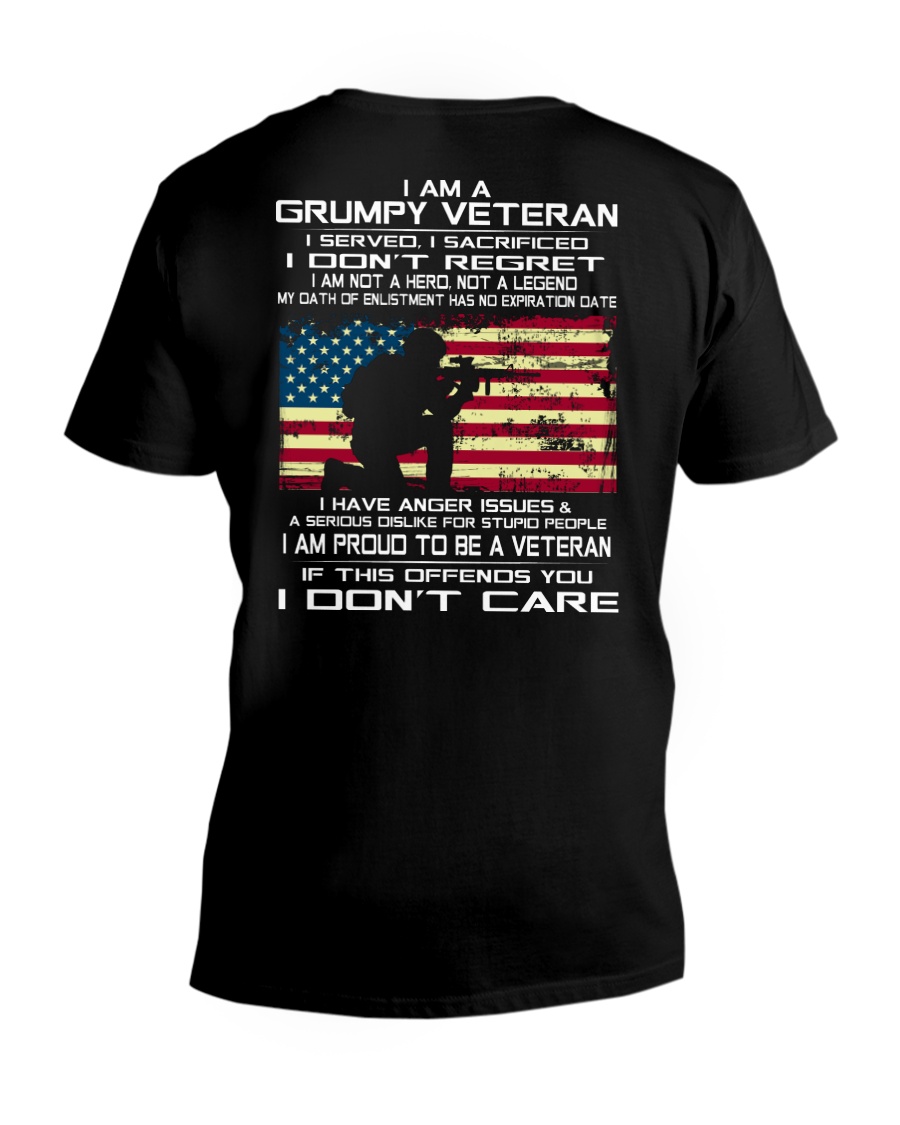 Limited Edition Prints - Veteran - United States V-Neck T-Shirt