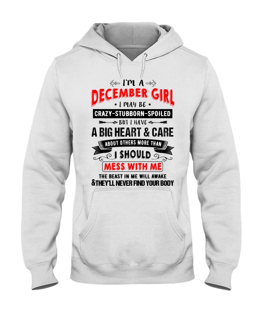 CRAZY GIRL 12 Hooded Sweatshirt