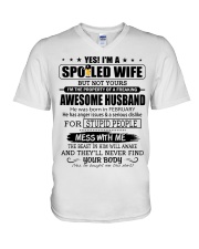 SPOILED WIFE 2 - MTV V-Neck T-Shirt thumbnail