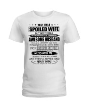 SPOILED WIFE AND HUSBAND Ladies T-Shirt thumbnail