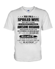 SPOILED WIFE 3 - MTV V-Neck T-Shirt thumbnail