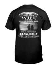 LOVE WIFE TO THE MOON AND BACK - TATTOOS Classic T-Shirt back