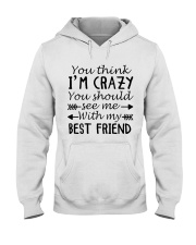 BEST FRIEND Hooded Sweatshirt front