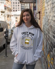 CRAZY MOM - TATTOOS Hooded Sweatshirt lifestyle-unisex-hoodie-front-1