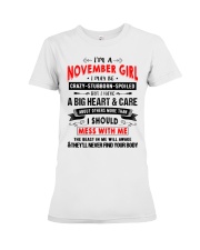 CRAZY GIRL 11 Premium Fit Ladies Tee thumbnail