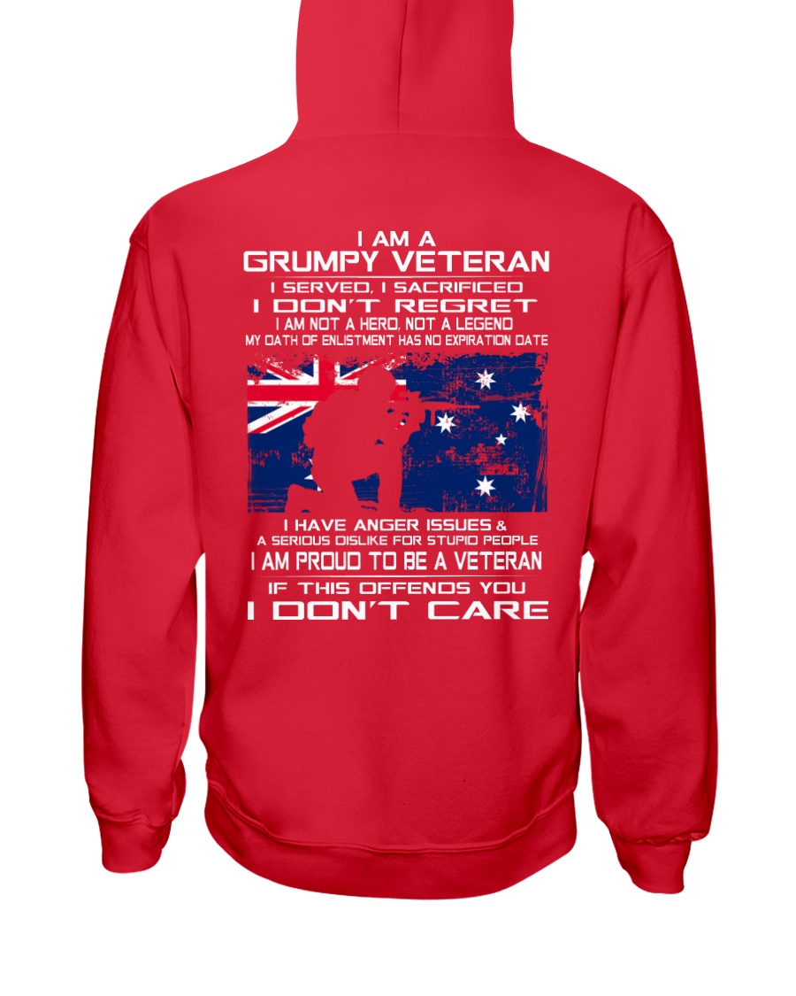 Limited Edition Prints - Veteran Australia Hooded Sweatshirt