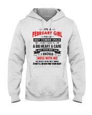 CRAZY GIRL 2 Hooded Sweatshirt front