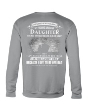 GOD BLESSED ME WITH AN ANGLE - MY AWESOME DAUGHTER Crewneck Sweatshirt thumbnail
