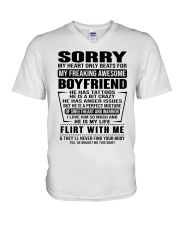 SORRRY-BOYFRIEND-TATTOOS V-Neck T-Shirt thumbnail