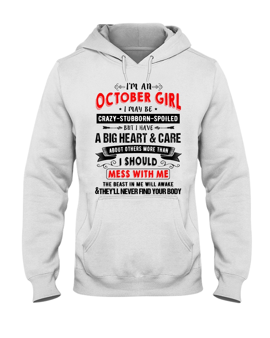 CRAZY GIRL 10 Hooded Sweatshirt
