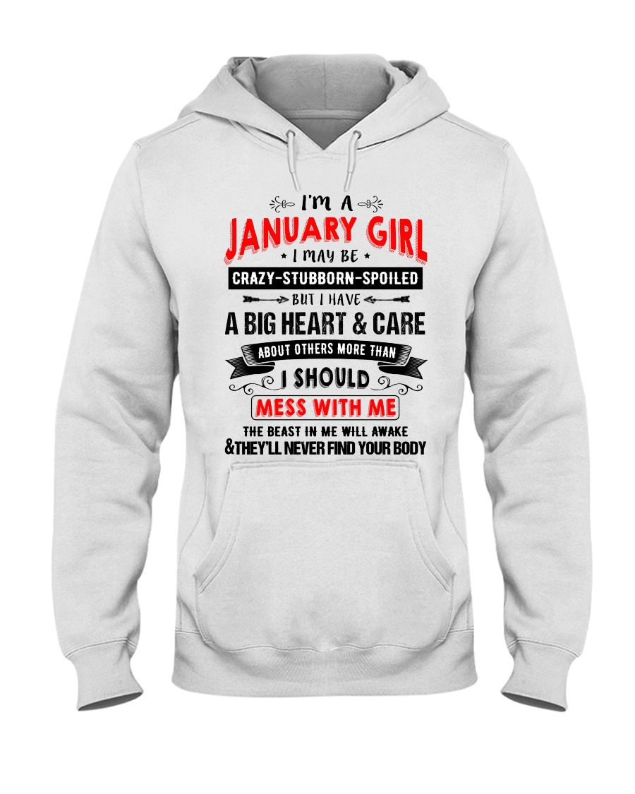 CRAZY GIRL 1 Hooded Sweatshirt