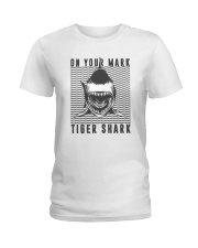 On Your Mark Tiger Shark Ladies T-Shirt thumbnail