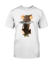 Yoda child water reflect yoda star war Premium Fit Mens Tee thumbnail