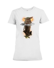 Yoda child water reflect yoda star war Premium Fit Ladies Tee thumbnail