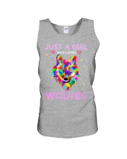 Just A Girl Who Loves Wolves T-shirt Unisex Tank thumbnail