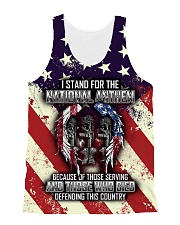 STAND FOR THE NATIONAL ANTHEM All-over Unisex Tank front