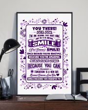 SMILE BECAUSE YOU DESERVE TO LOVE POSTER 16x24 Poster lifestyle-poster-2