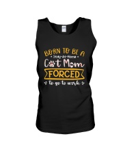 Born To Be A Stay At Home Cat Mom Unisex Tank thumbnail