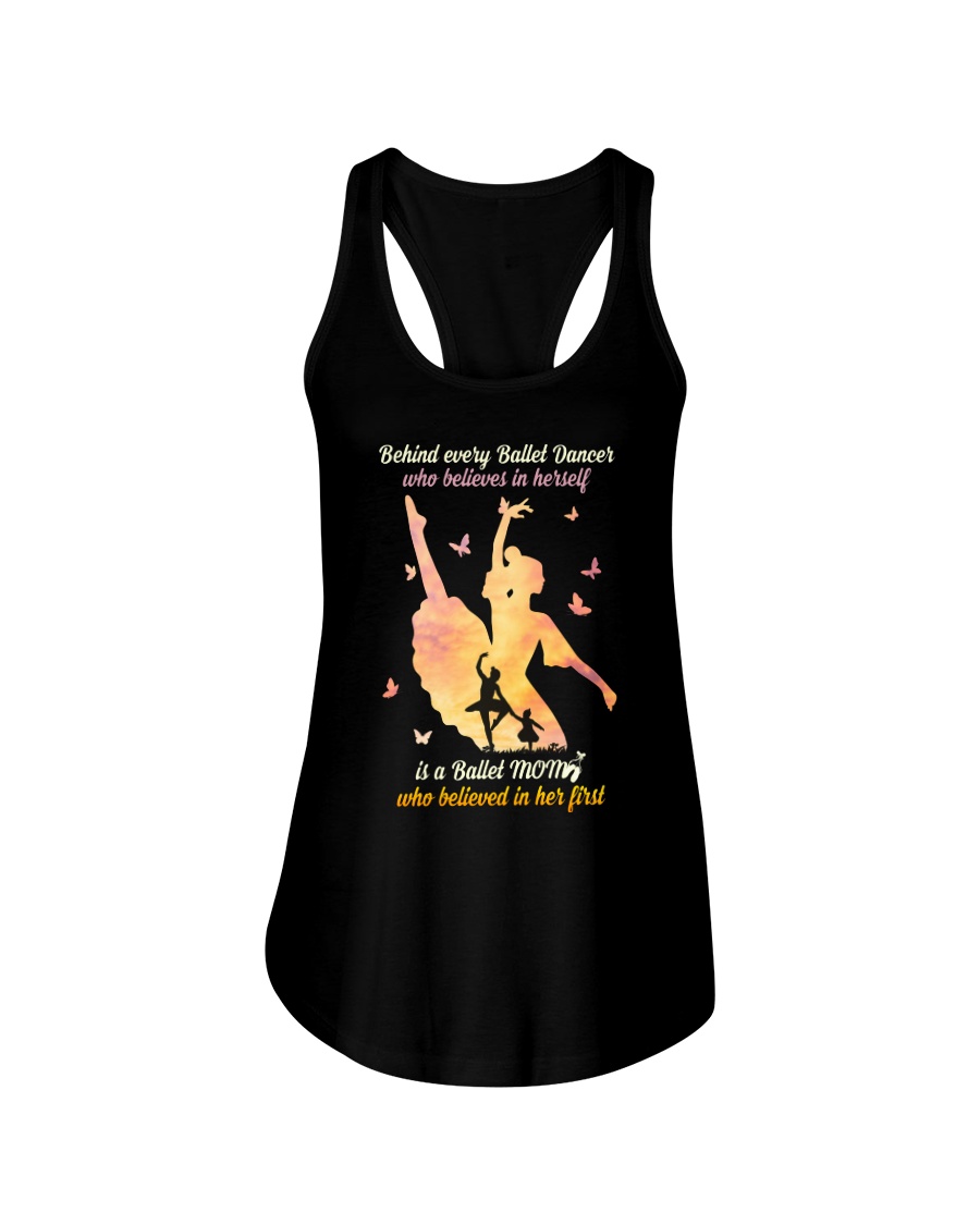 Behind every Ballet Dancer DPN37 Ladies Flowy Tank