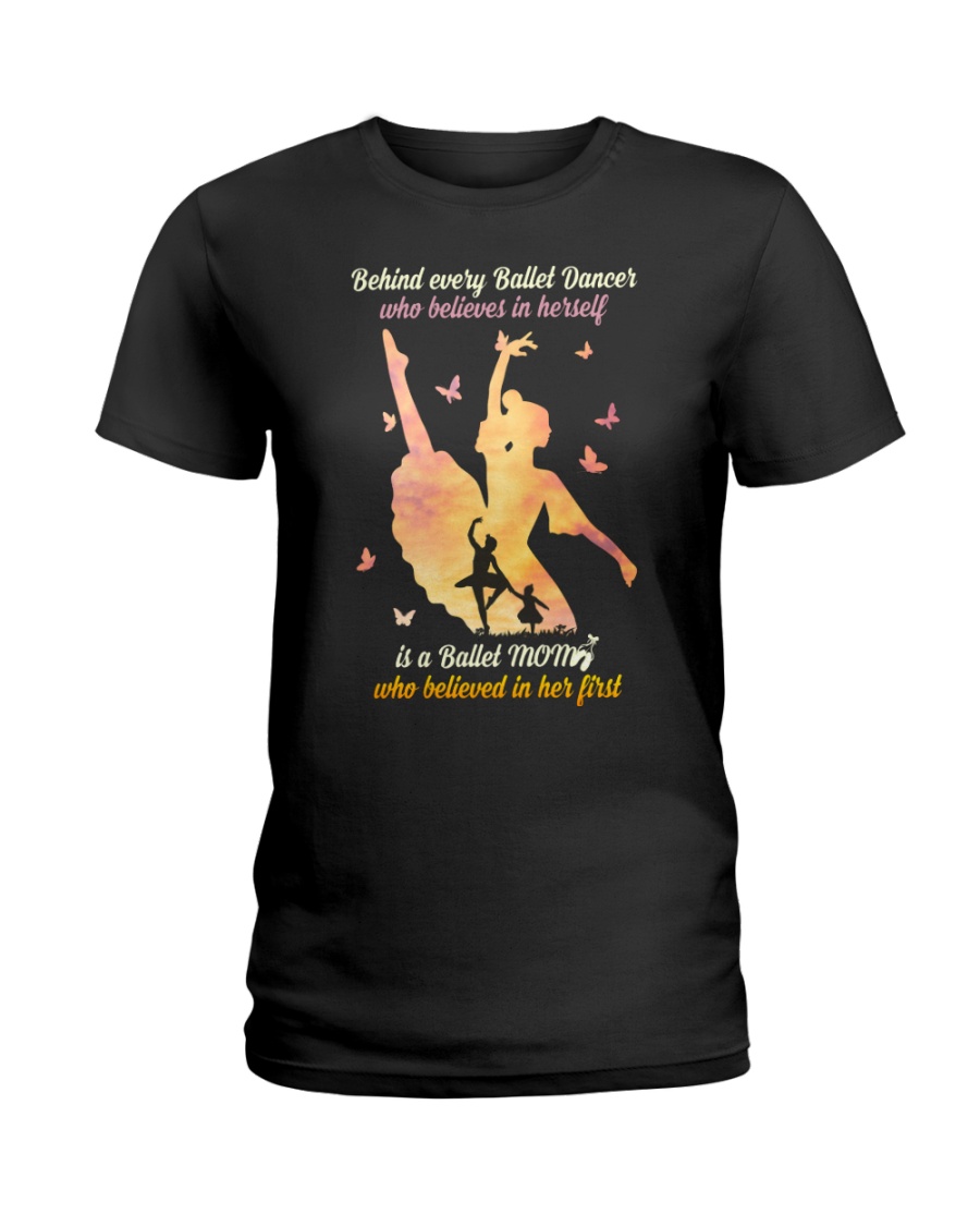Behind every Ballet Dancer DPN37 Ladies T-Shirt
