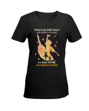 Behind every Ballet Dancer DPN37 Ladies T-Shirt women-premium-crewneck-shirt-front