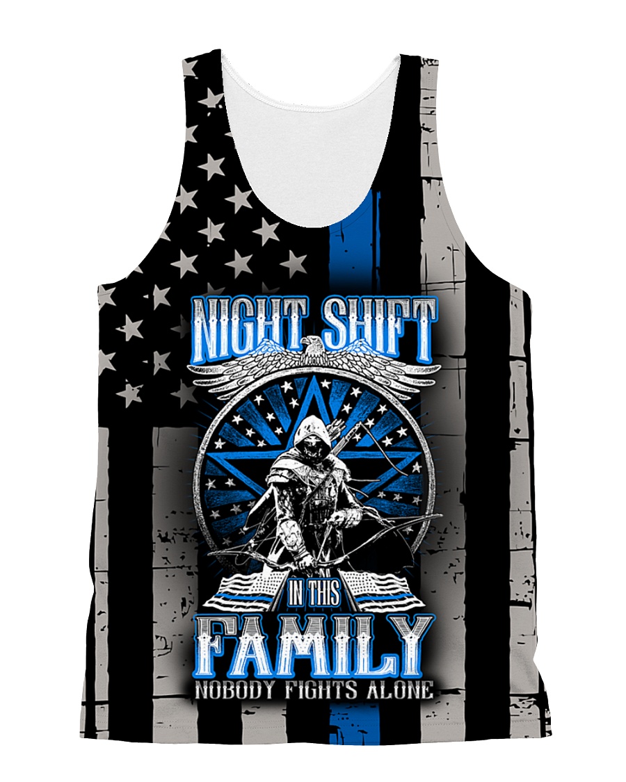 NOBODY FIGHTS ALONE All-over Unisex Tank