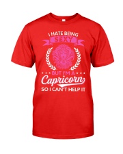 I Hate Being Sexy - I'm A Capricorn Classic T-Shirt front