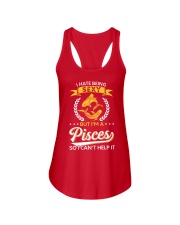 I Hate Being Sexy - I'm A Pisces Ladies Flowy Tank front