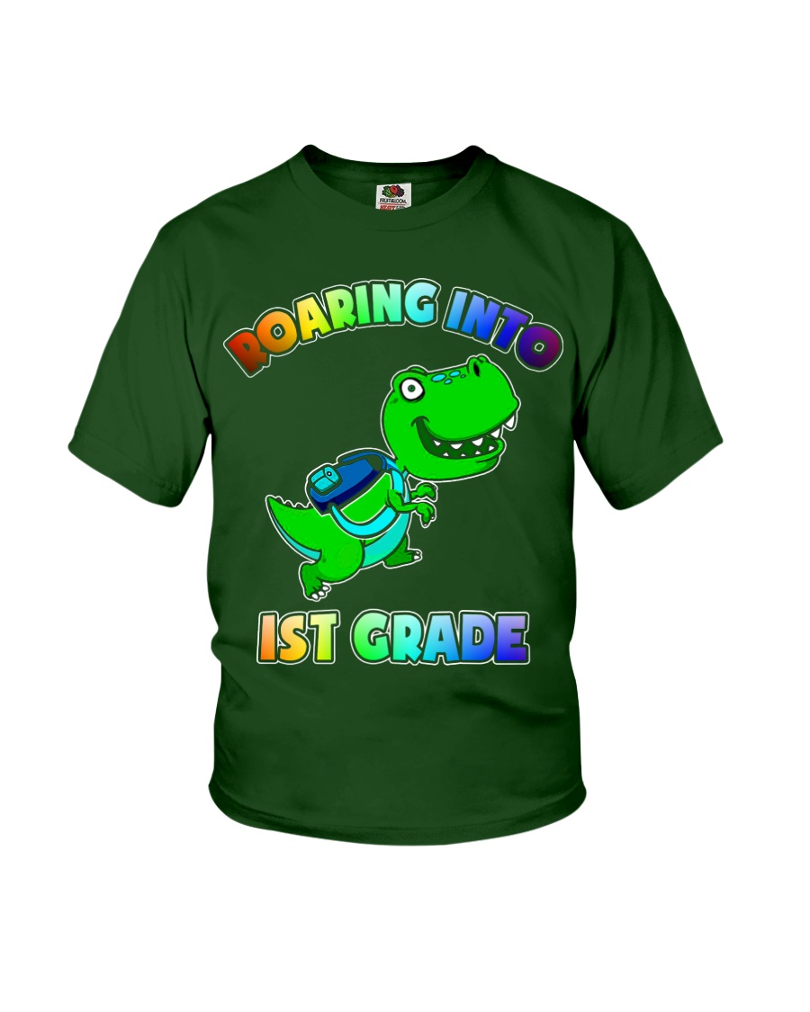 ROARING INTO 1ST GRADE Youth T-Shirt