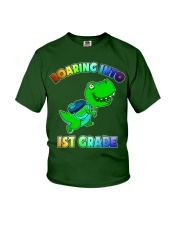 ROARING INTO 1ST GRADE Youth T-Shirt front