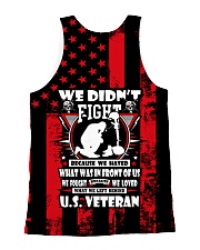 WE FOUND BECAUSE WE LOVED WHAT WE LEFT BEHIND All-over Unisex Tank back