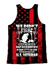 WE FOUND BECAUSE WE LOVED WHAT WE LEFT BEHIND All-over Unisex Tank back