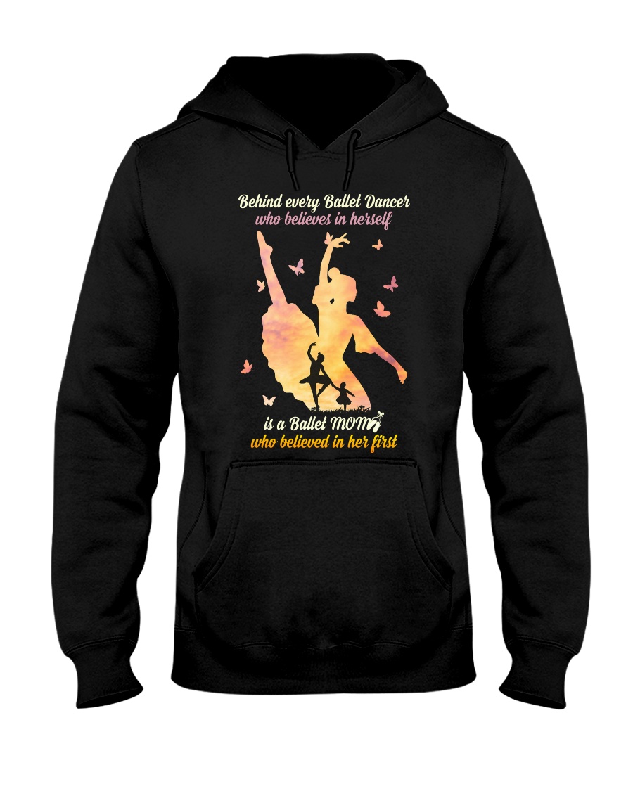 Behind every Ballet Dancer DPN37 Hooded Sweatshirt