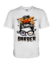 Barber V-Neck T-Shirt tile