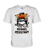 Kennel Assistant V-Neck T-Shirt tile