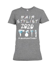 Hairstylist quarantine 2020 Premium Fit Ladies Tee tile