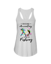 Accounting Fishing Ladies Flowy Tank tile