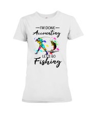 Accounting Fishing Premium Fit Ladies Tee tile