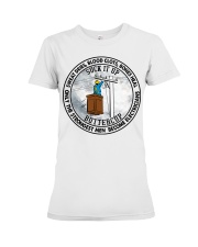electrician Premium Fit Ladies Tee tile