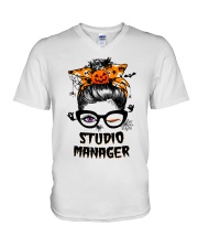 Studio Manager V-Neck T-Shirt tile