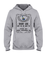 Idaho Hooded Sweatshirt front