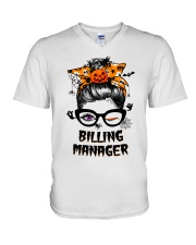 Billing Manager V-Neck T-Shirt tile