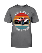 Desert racing vintage Premium Fit Mens Tee tile
